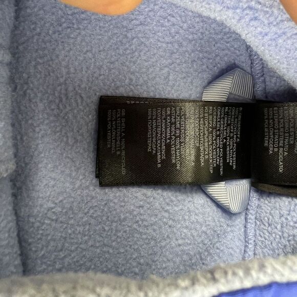 The North Face Girl's Fleece Jacket Size X-Large 18 Purple Polartec Full Zip Top - Picture 8 of 10